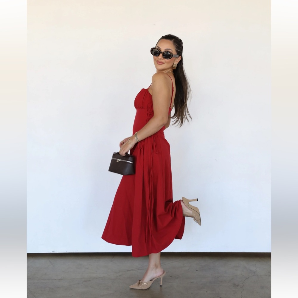 Red dress